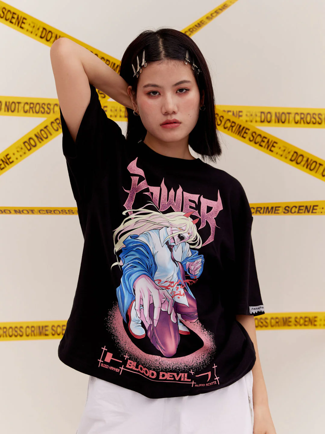 Power Blood Evil - Oversized t-shirt - Image 2