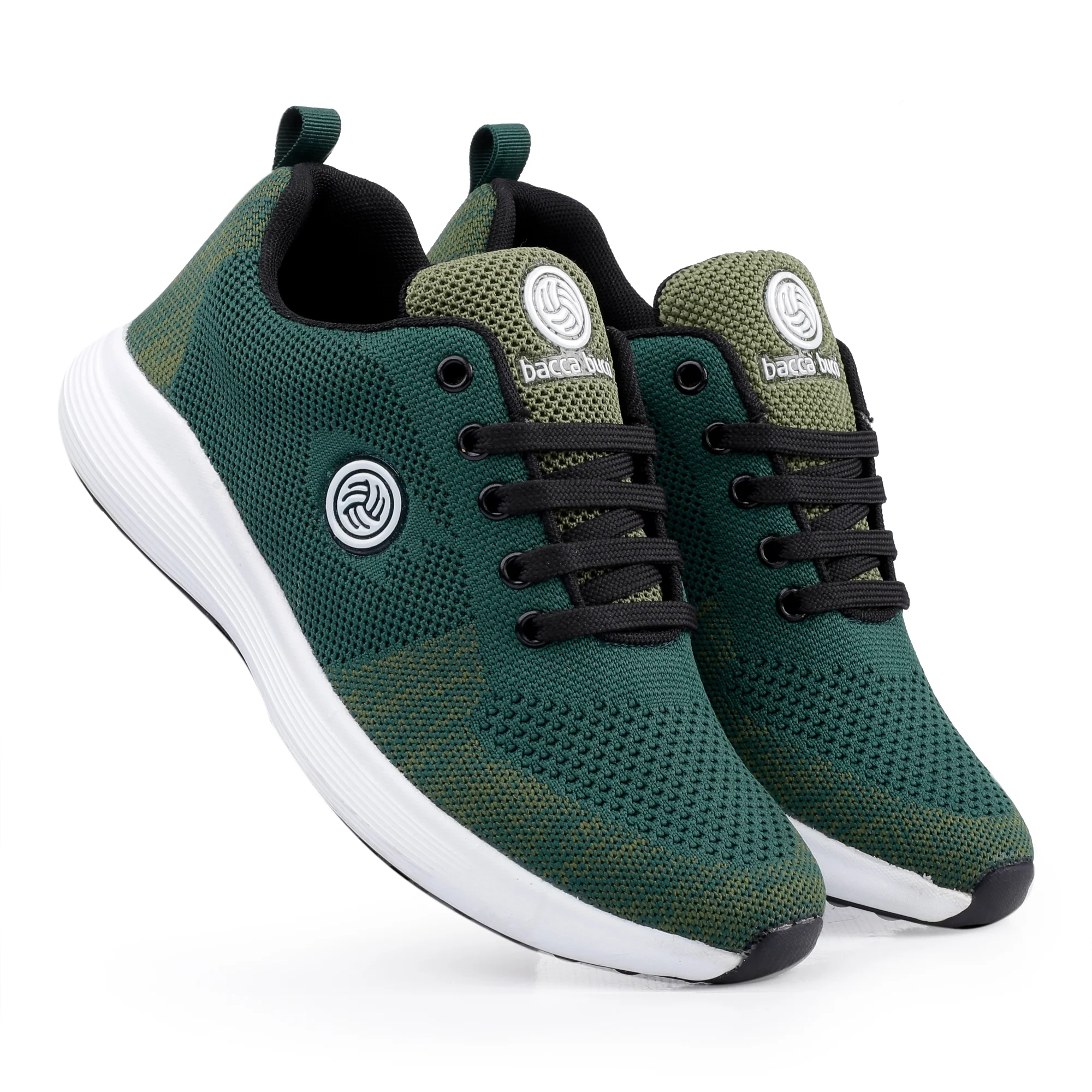Bacca Bucci TOKYO Women Running Shoes | Green/Olive Women Sneakers Shoes For Casual Walk - Image 5